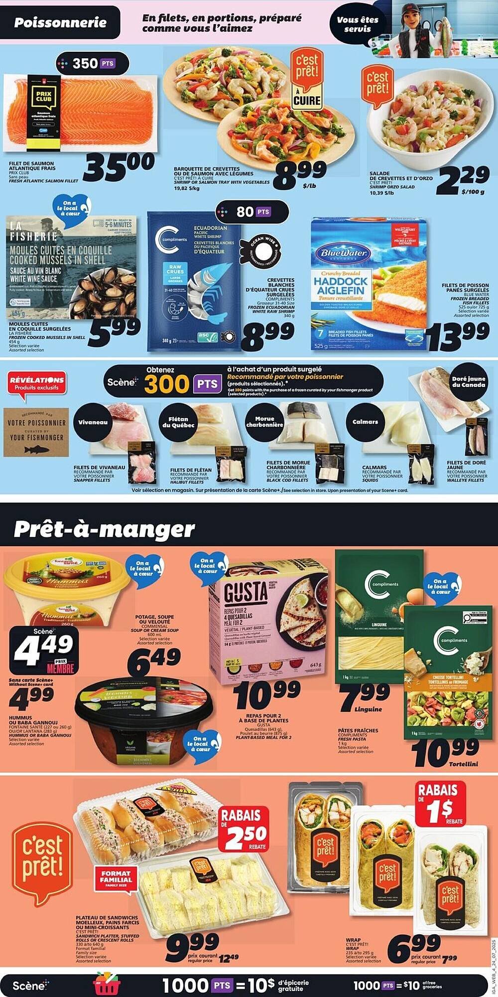 IGA flyer