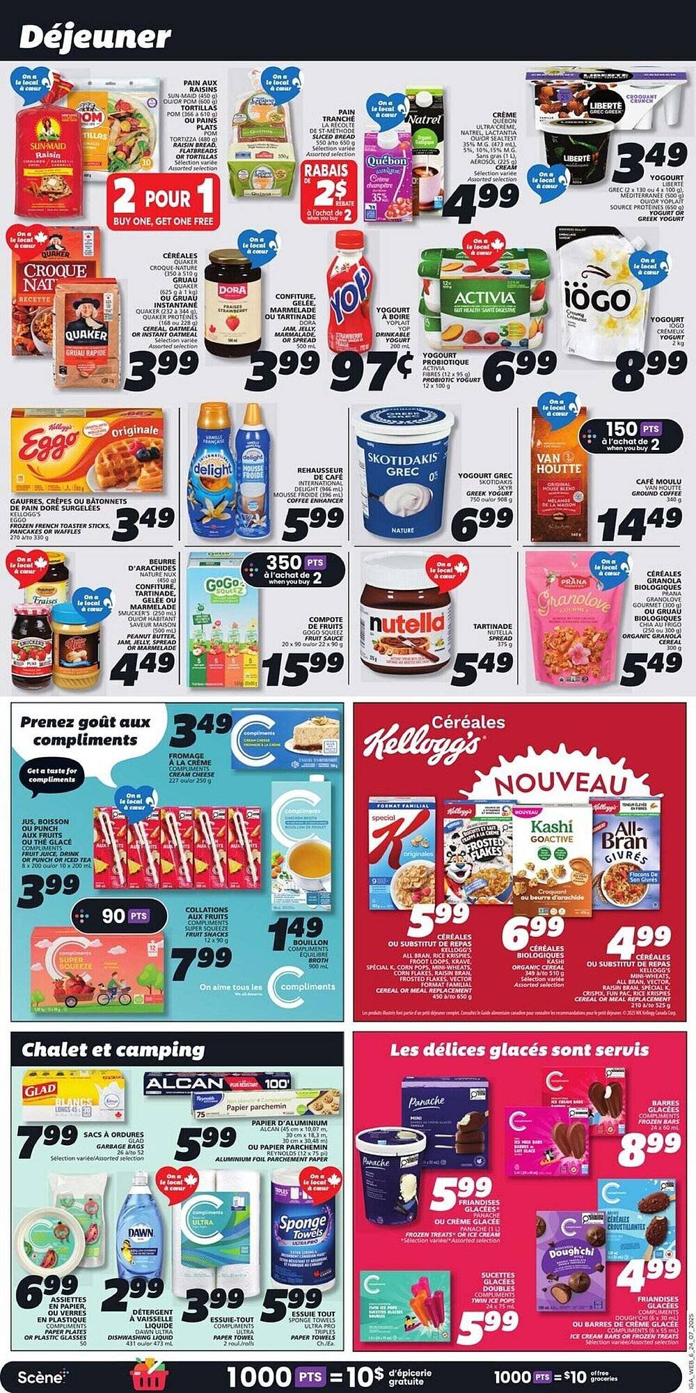 IGA flyer