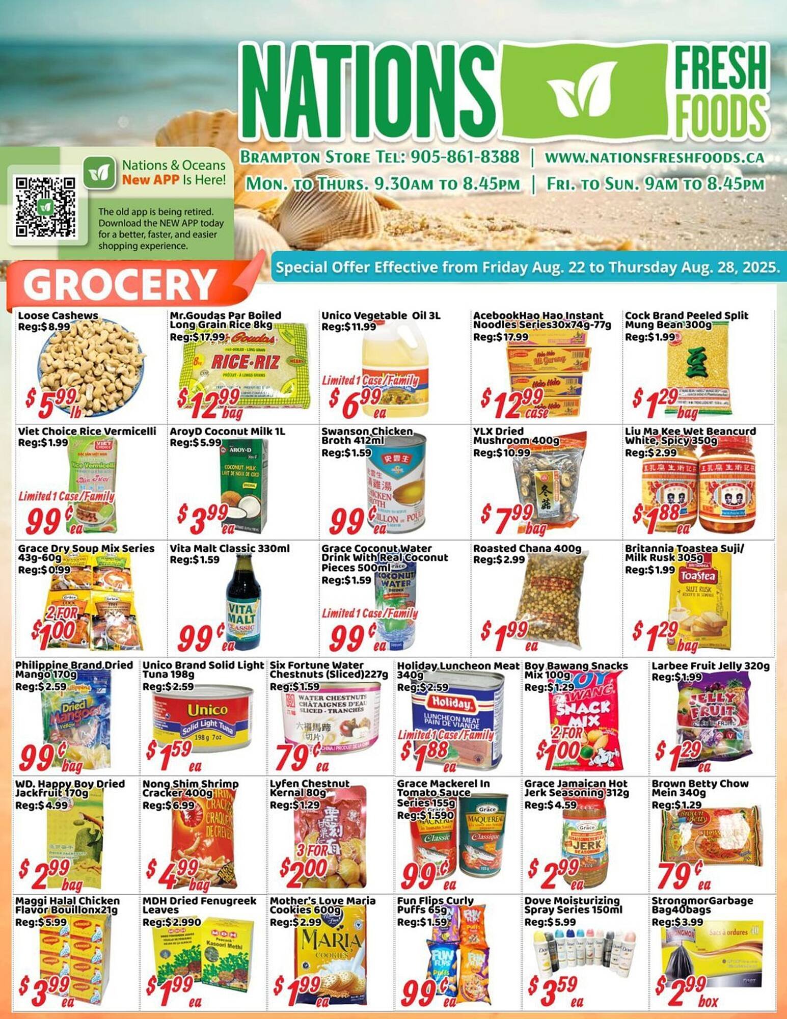 Oceans Fresh Food Market flyer (2025-08-22 - 2025-08-28) | 1