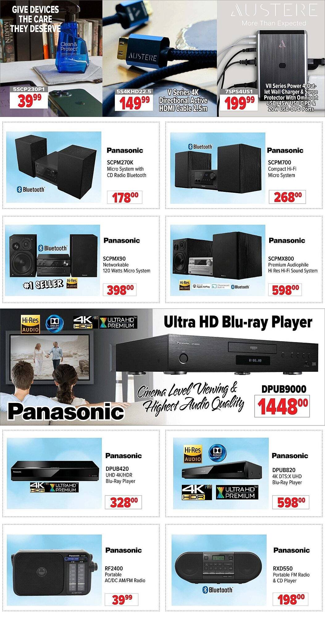 2001 Audio Video flyer