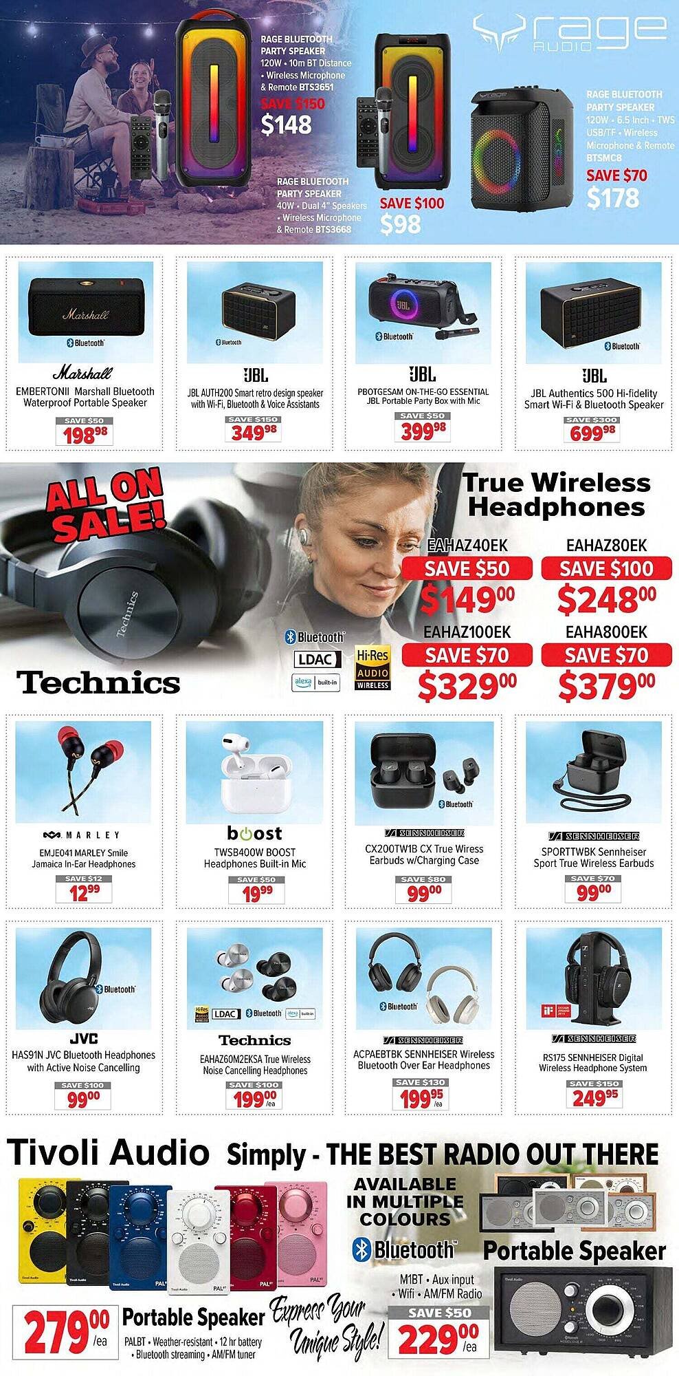 2001 Audio Video flyer
