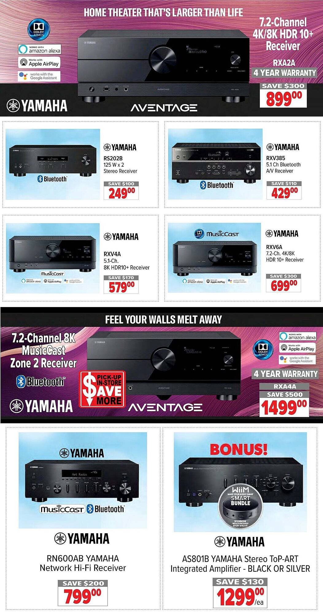 2001 Audio Video flyer