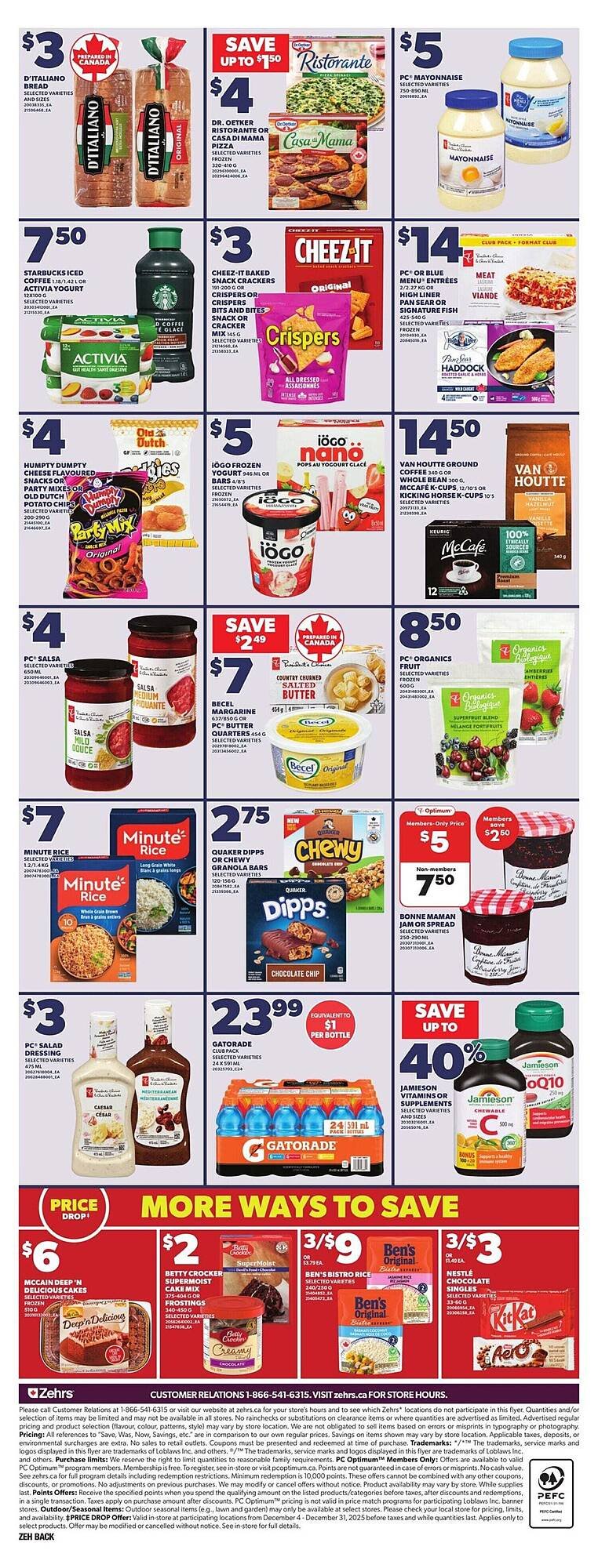 Zehrs Markets weekly ad (2025-12-26 - 2026-01-02) | 4