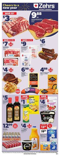 Zehrs Markets weekly ad (2025-12-26 - 2026-01-02)