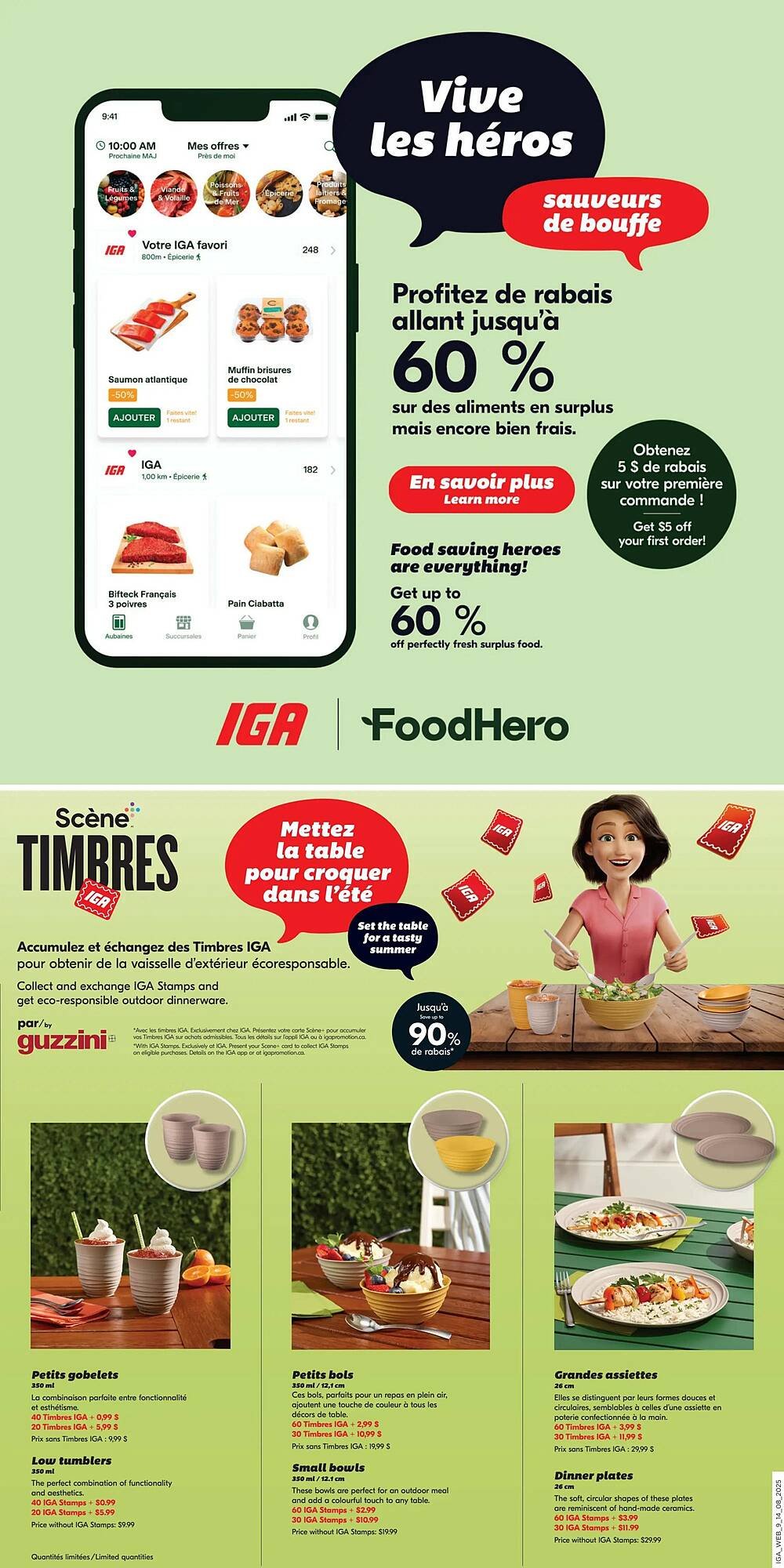 IGA flyer