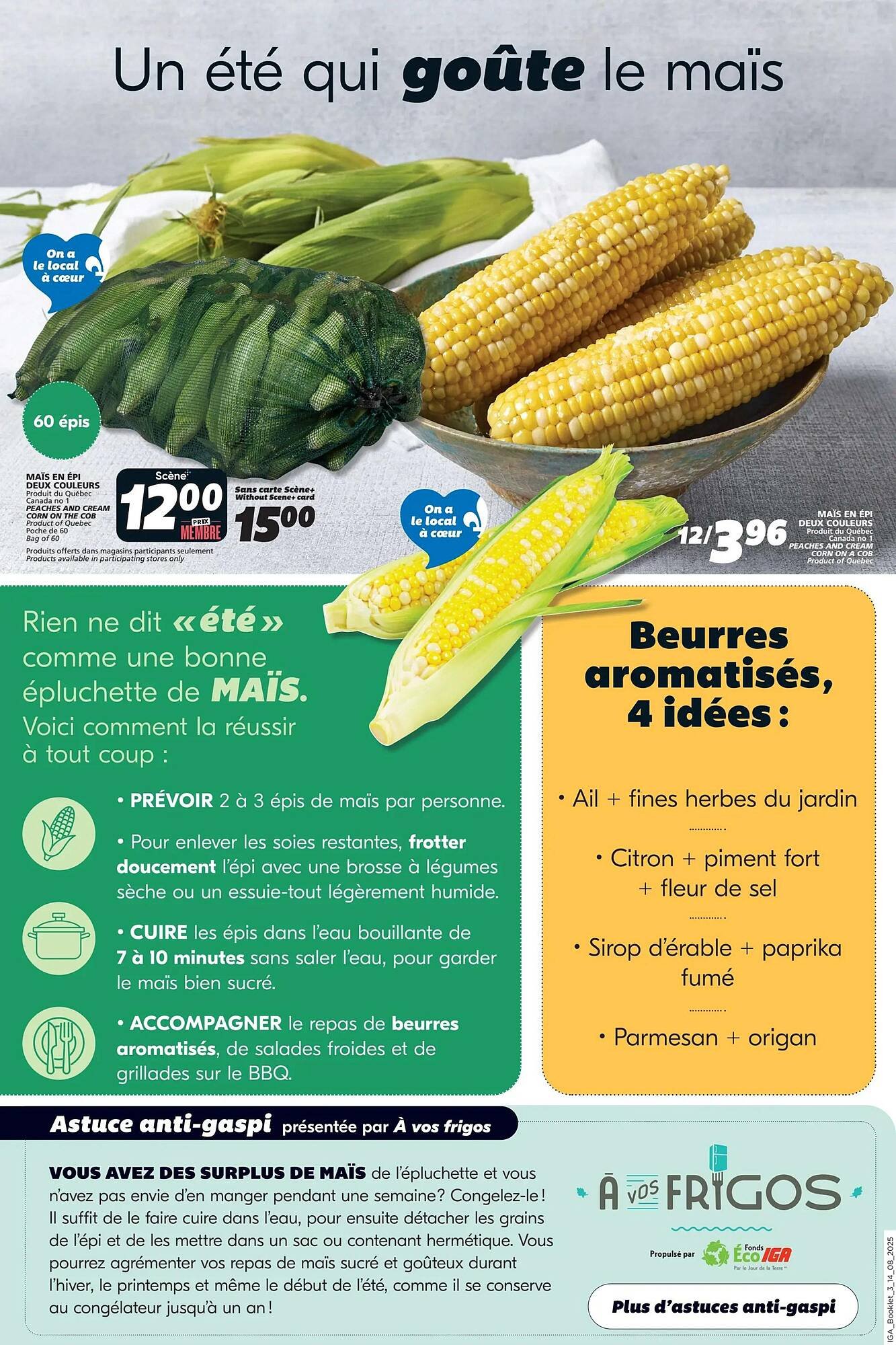 IGA flyer