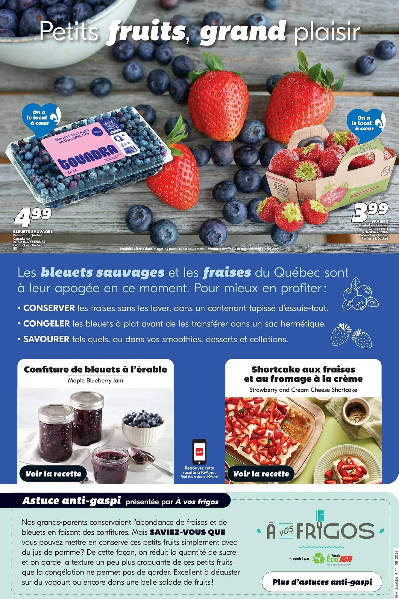IGA flyer