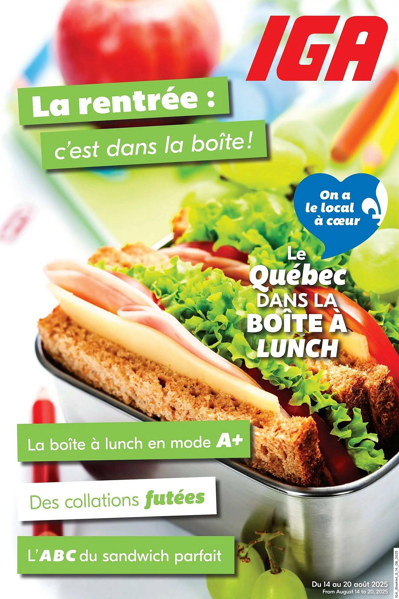 IGA flyer