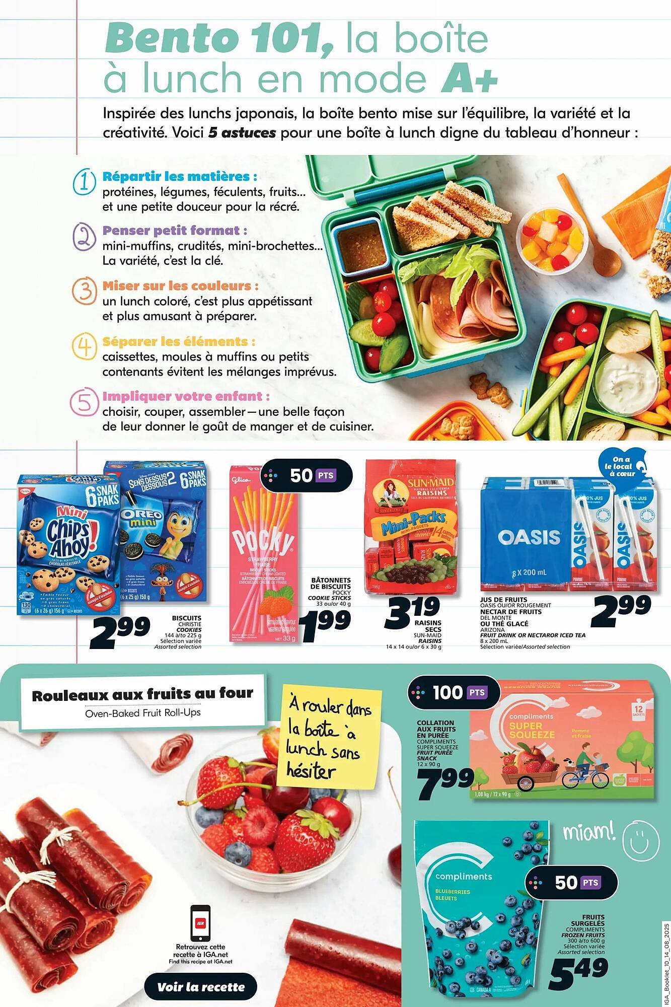 IGA flyer