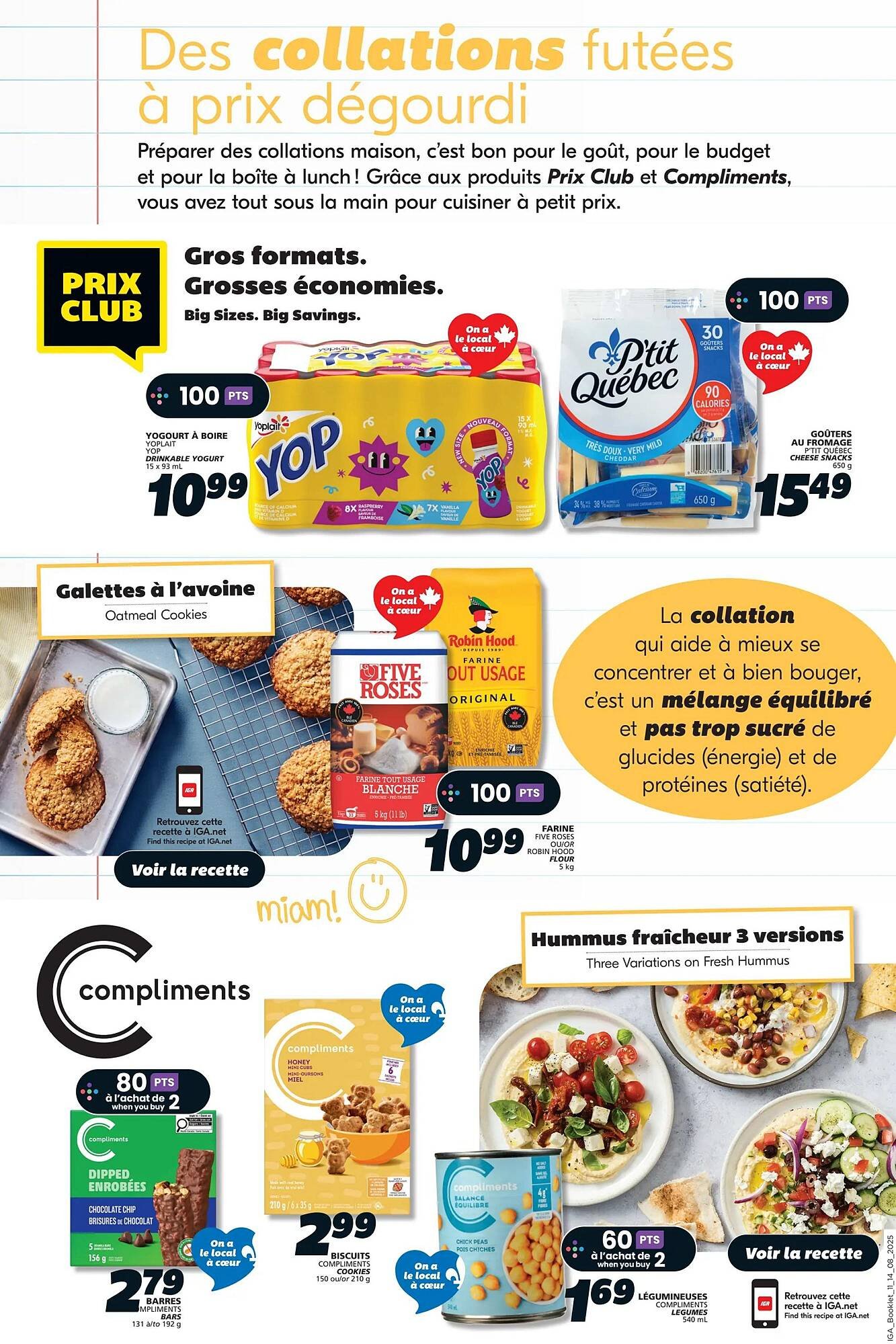 IGA flyer