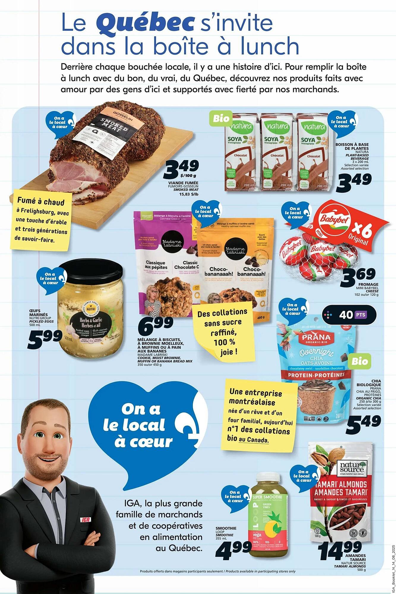 IGA flyer