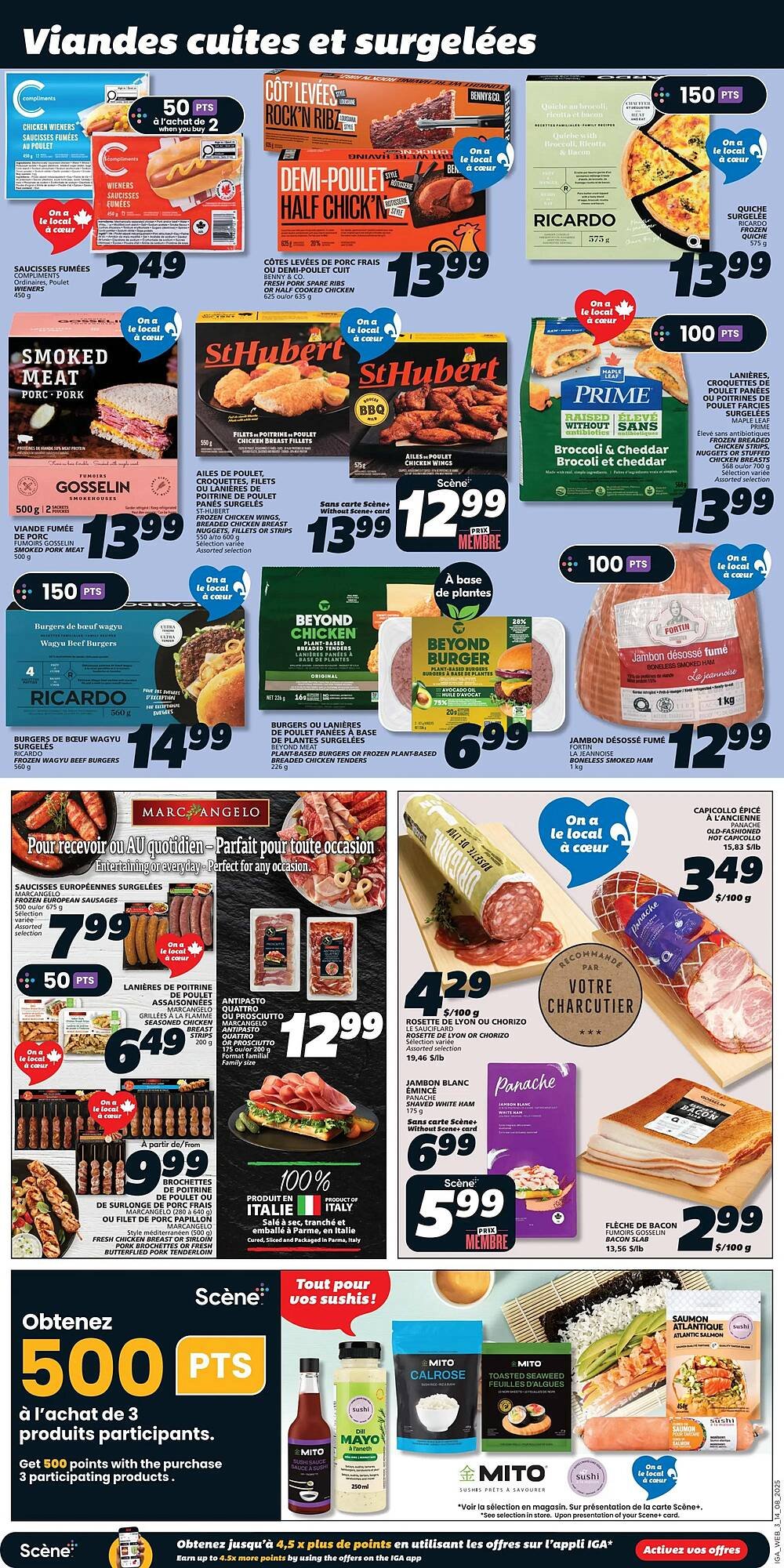 IGA flyer