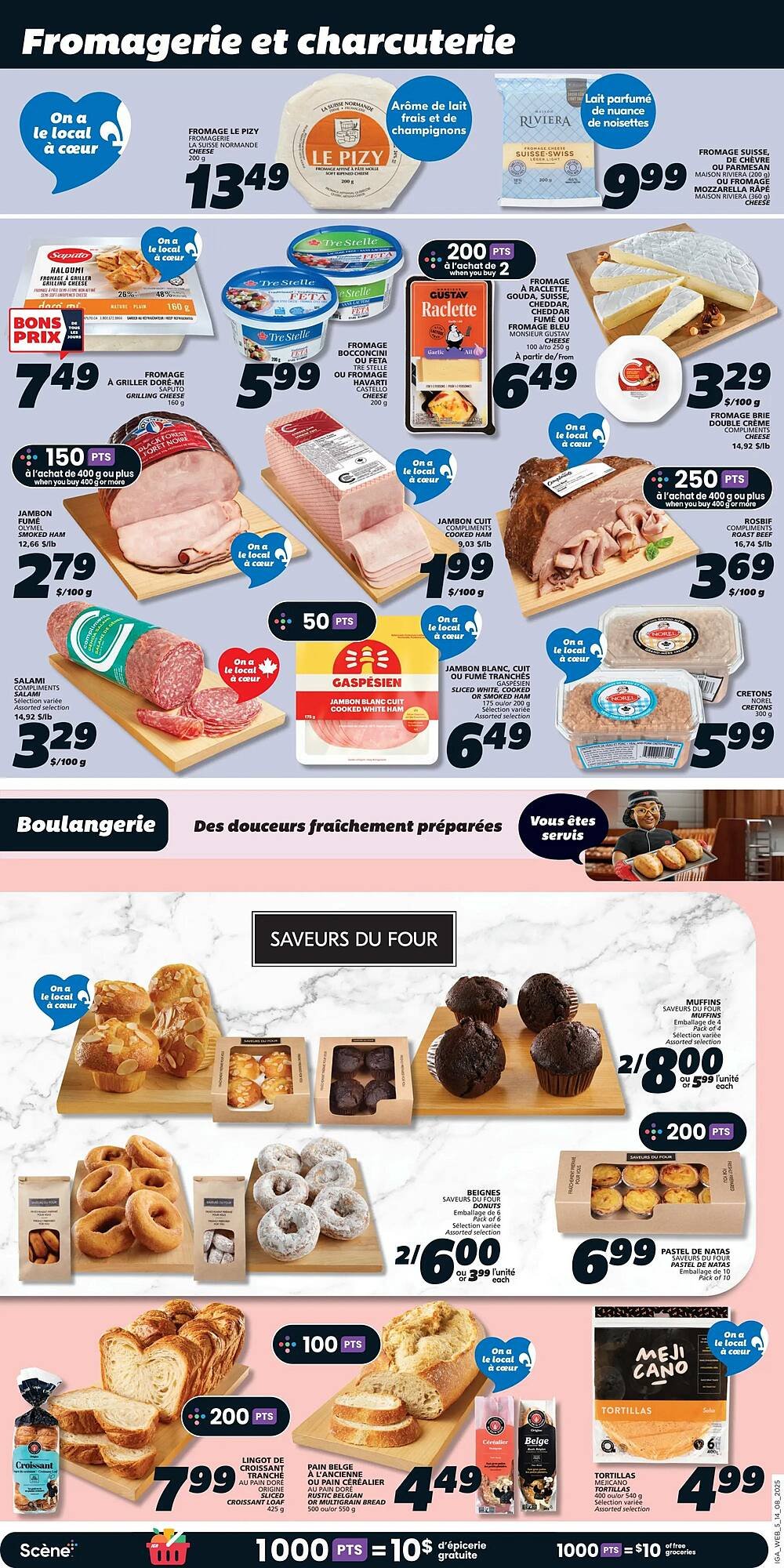 IGA flyer