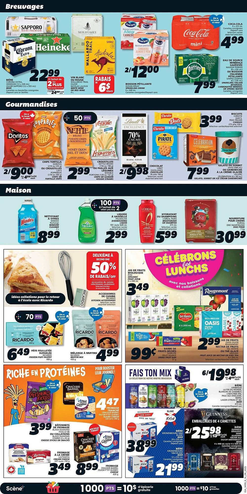 IGA flyer