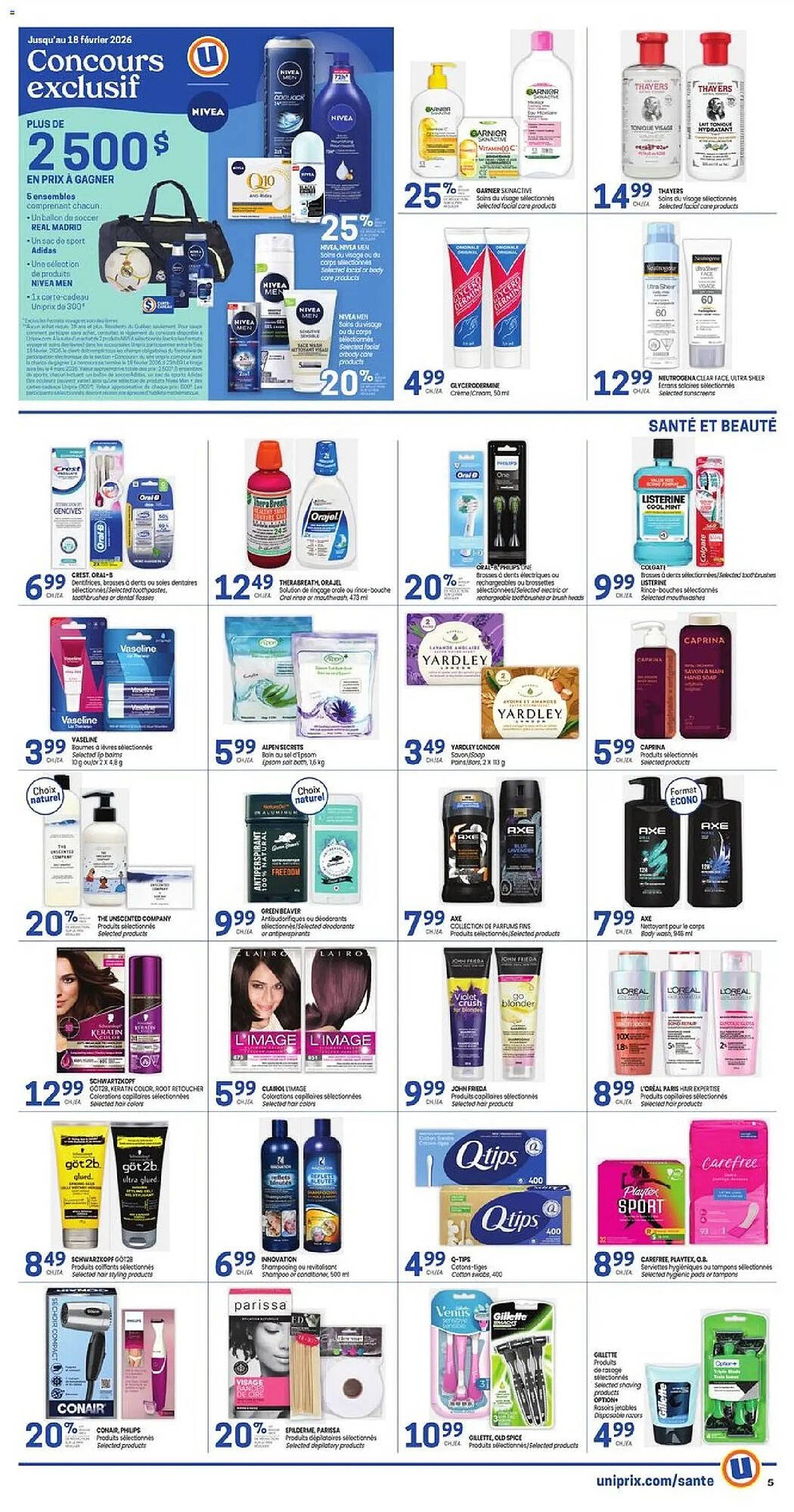 Uniprix flyer