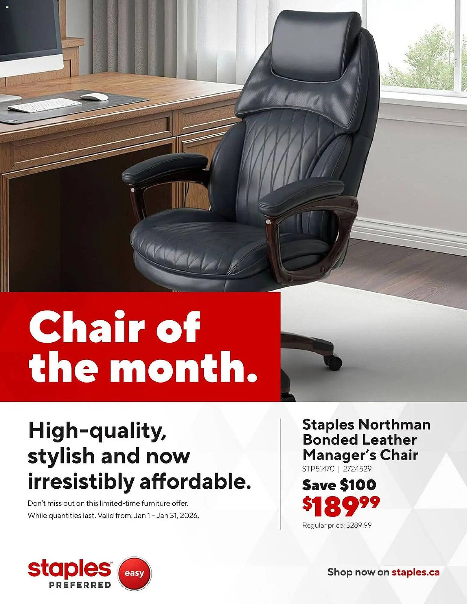 Staples flyer