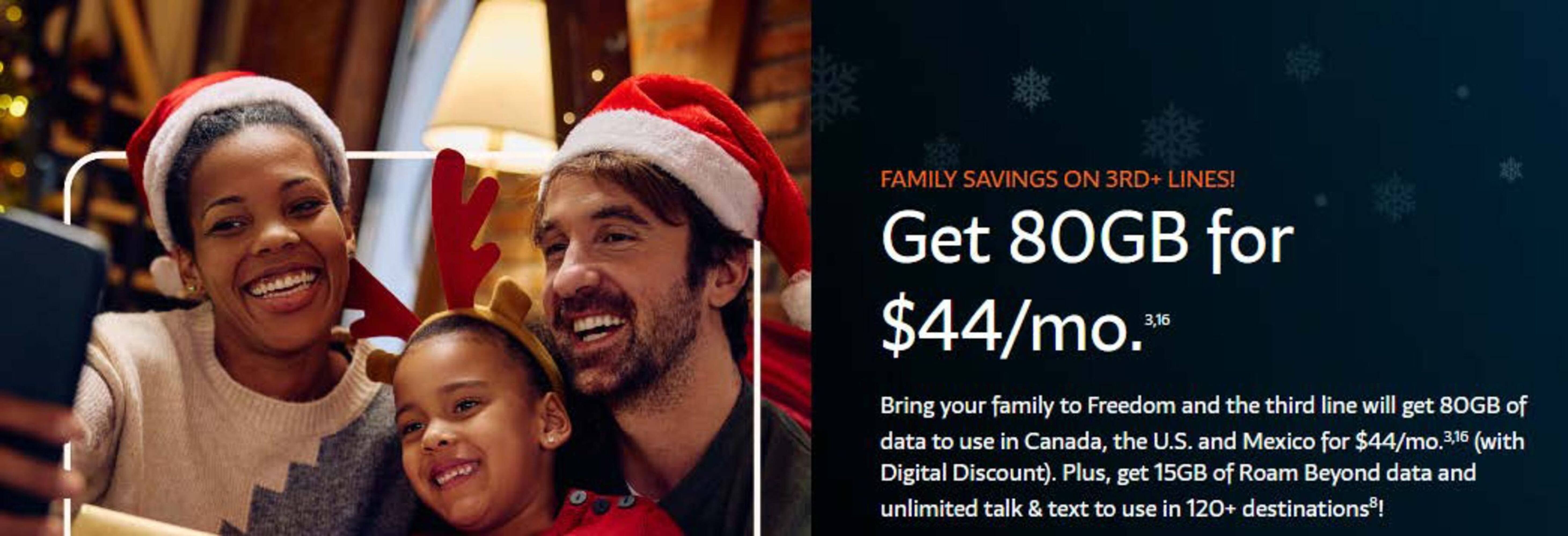 Freedom Mobile flyer (2025-12-04 - 2025-12-10) | 1