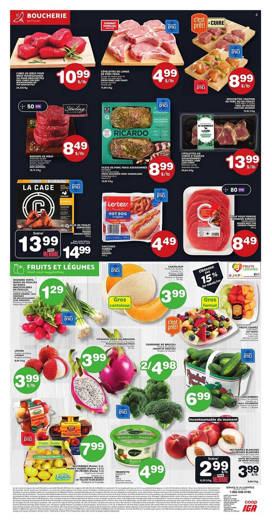 IGA flyer