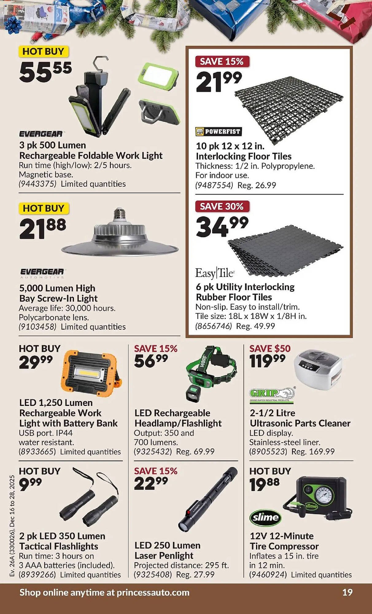 Princess Auto flyer (2025-12-16 - 2025-12-28) | 24