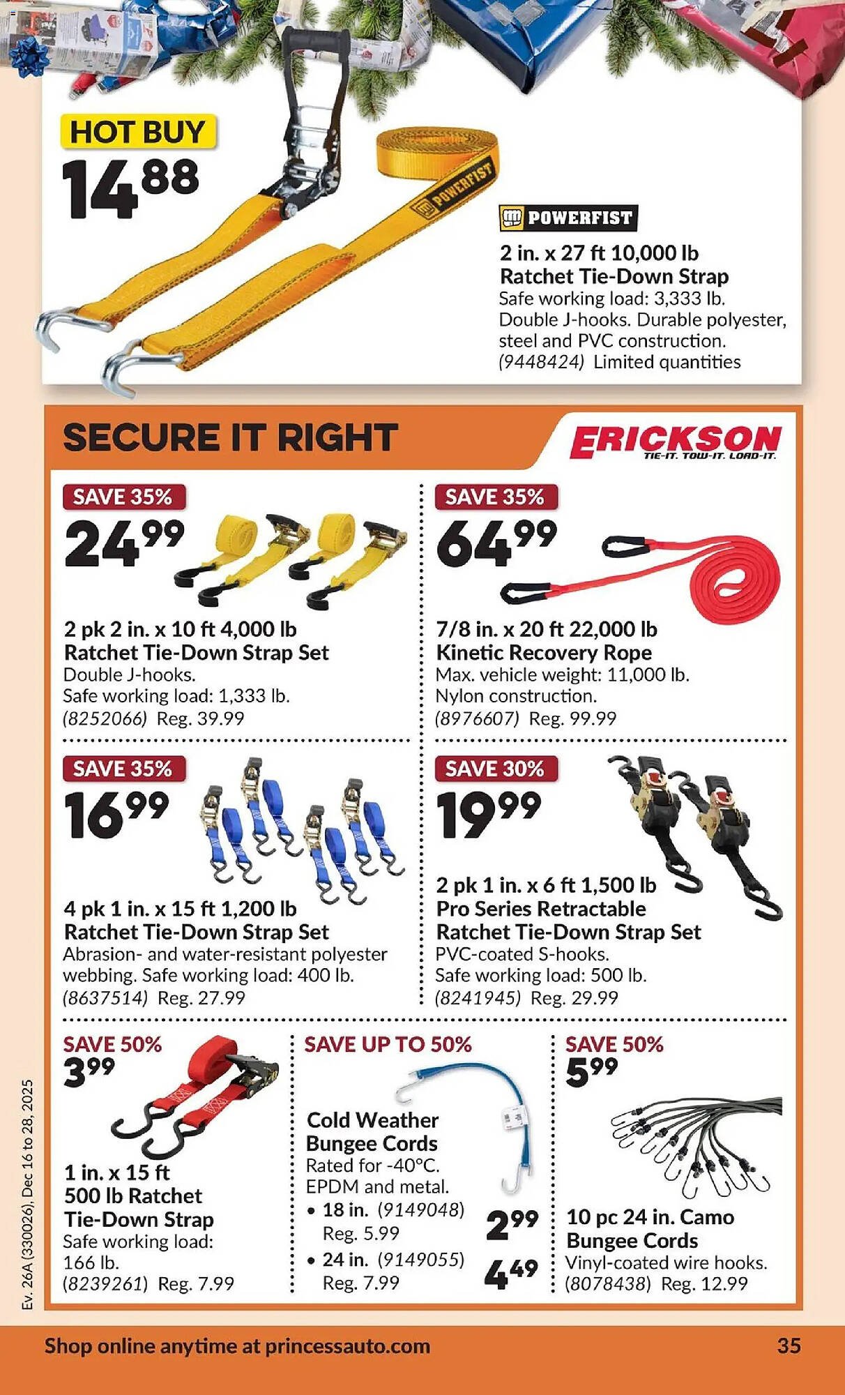 Princess Auto flyer (2025-12-16 - 2025-12-28) | 40