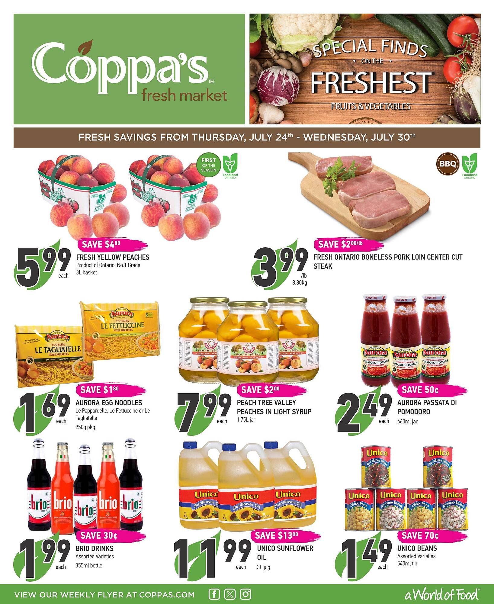 Coppa&#039;s Fresh Market flyer (2025-07-24 - 2025-07-30) | 1