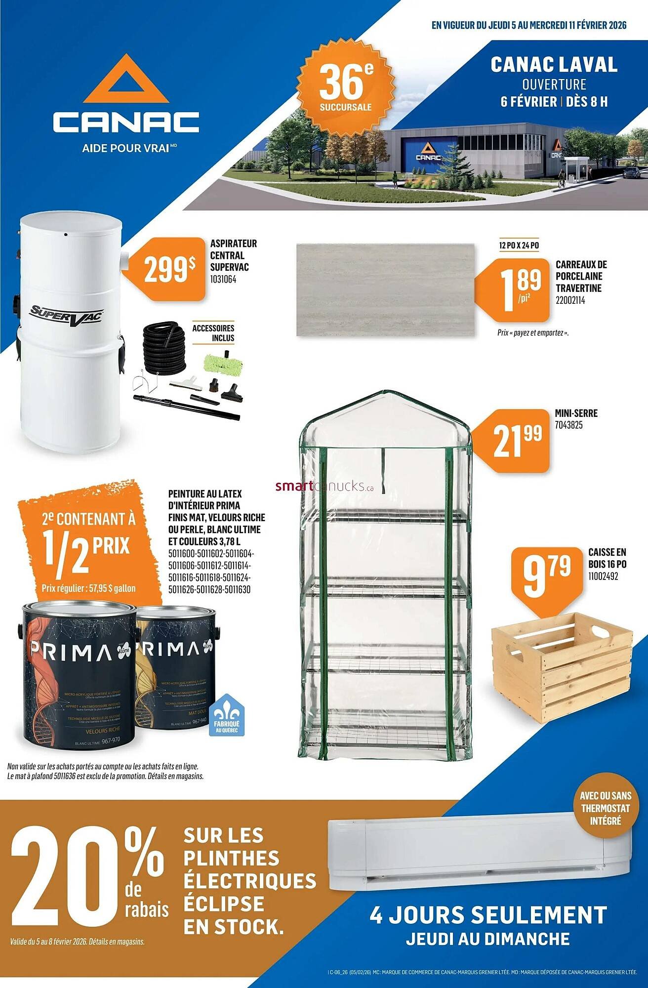 Canac flyer (2026-02-05 - 2026-02-11) | 1