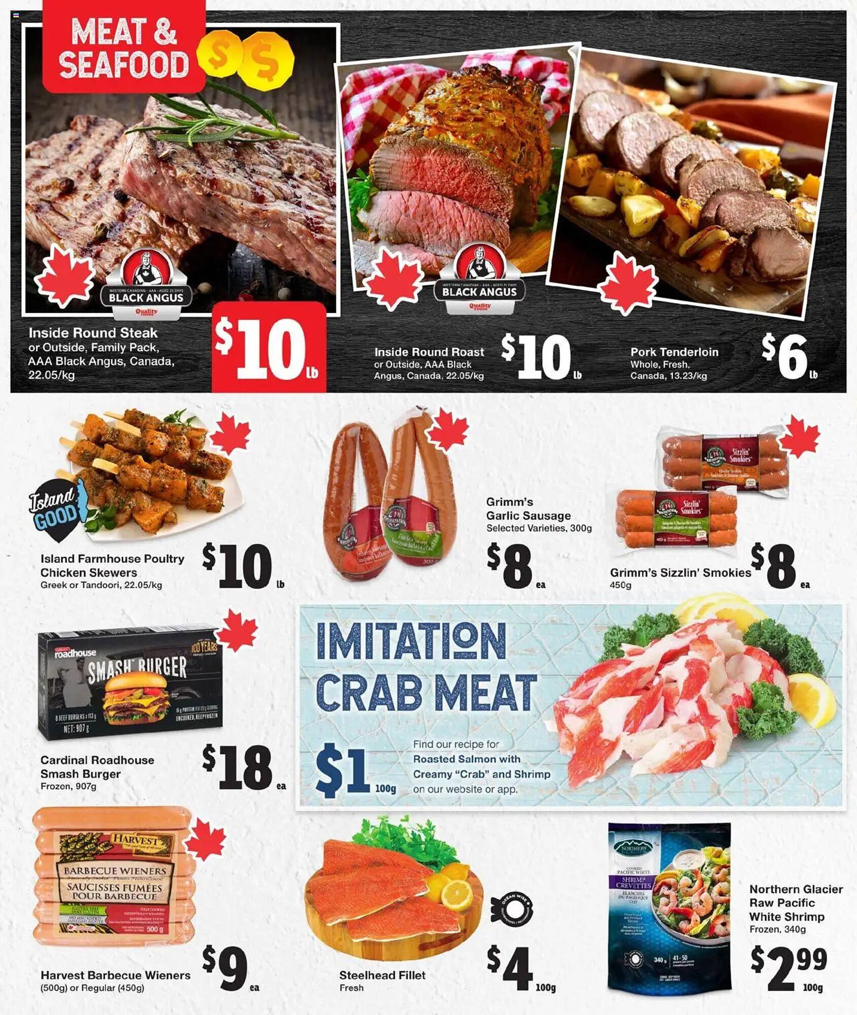 Quality Foods flyer