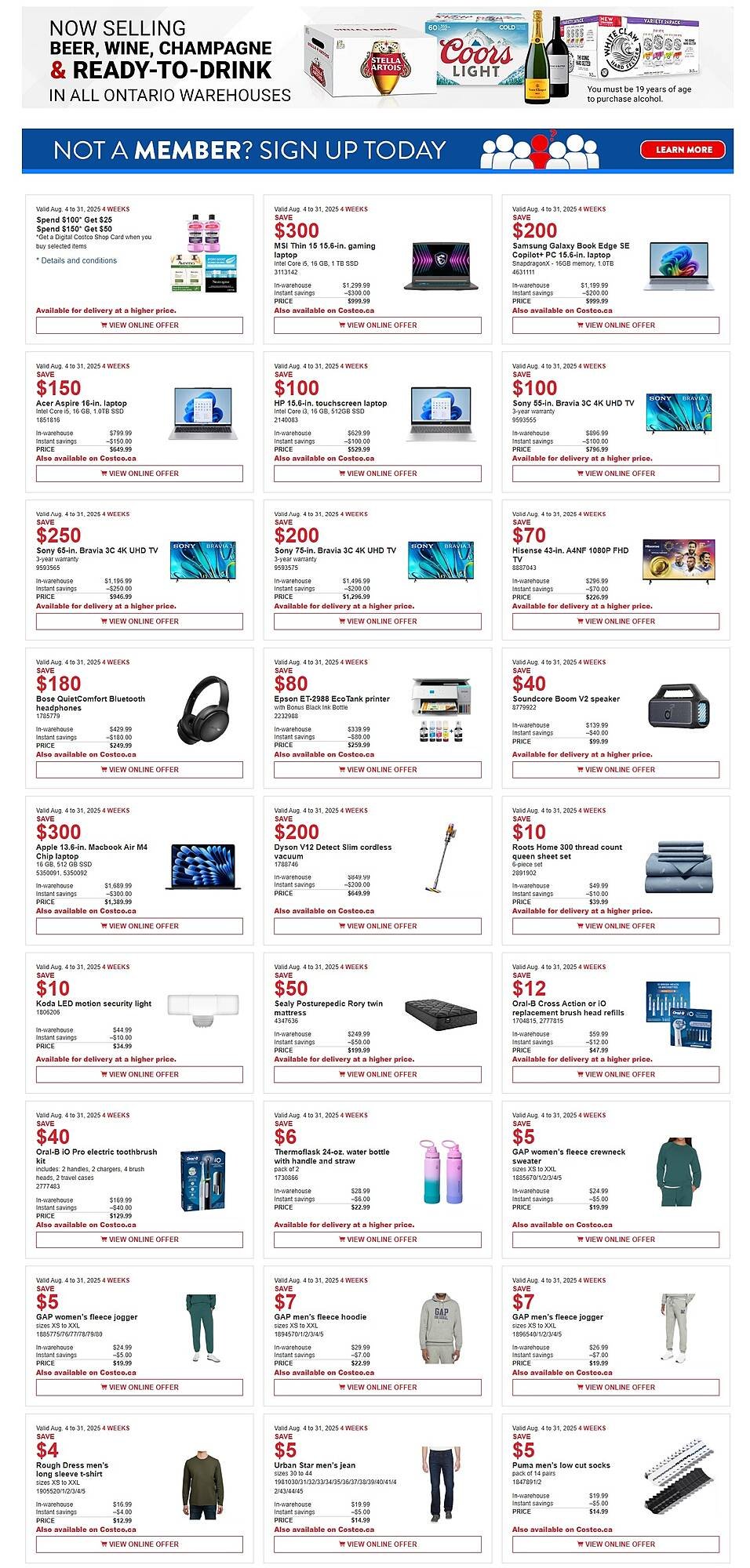Costco flyer (2025-08-06 - 2025-08-12) | 1
