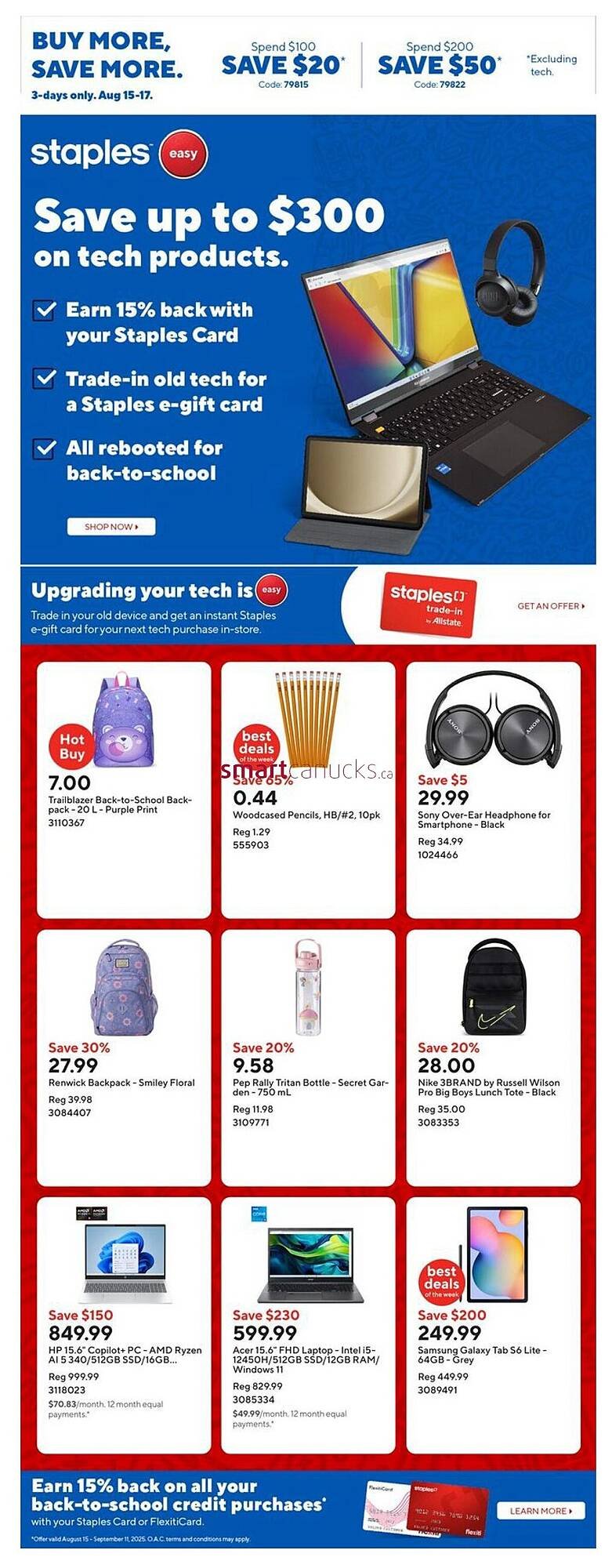 Staples flyer (2025-08-15 - 2025-08-21) | 1