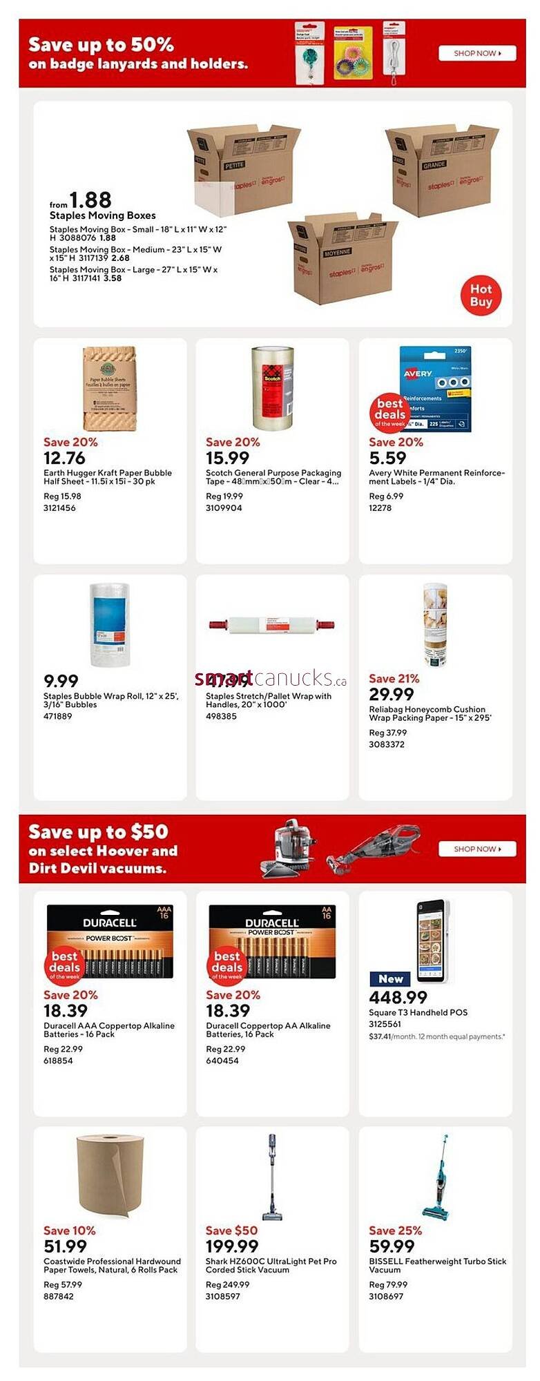 Staples flyer