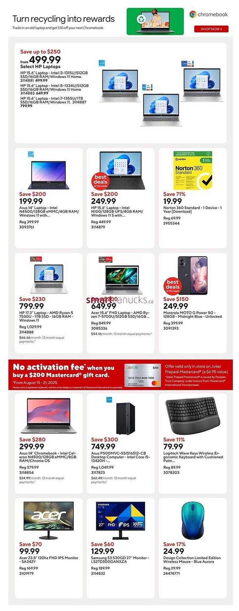 Staples flyer