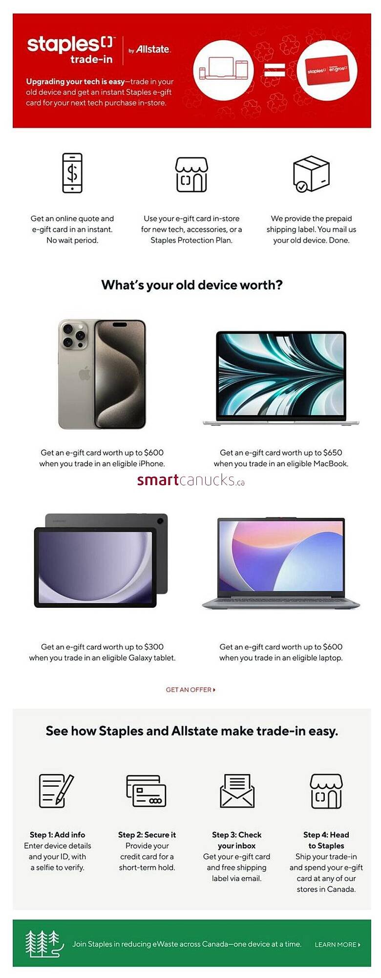 Staples flyer