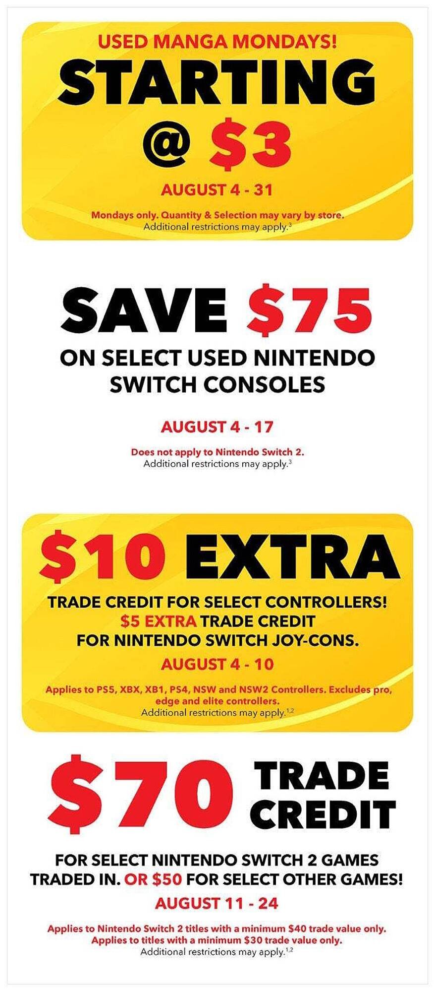 GameStop flyer