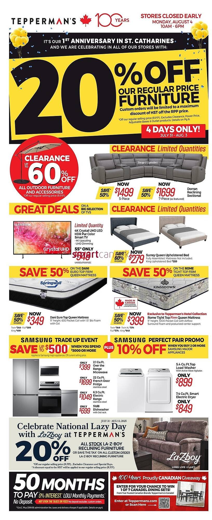 Tepperman&#039;s flyer (2025-07-31 - 2025-08-20) | 1