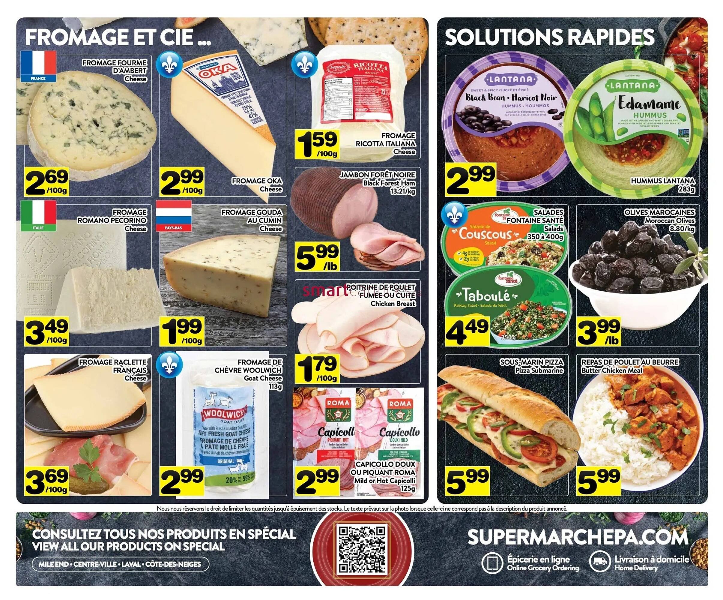 Supermarché PA flyer