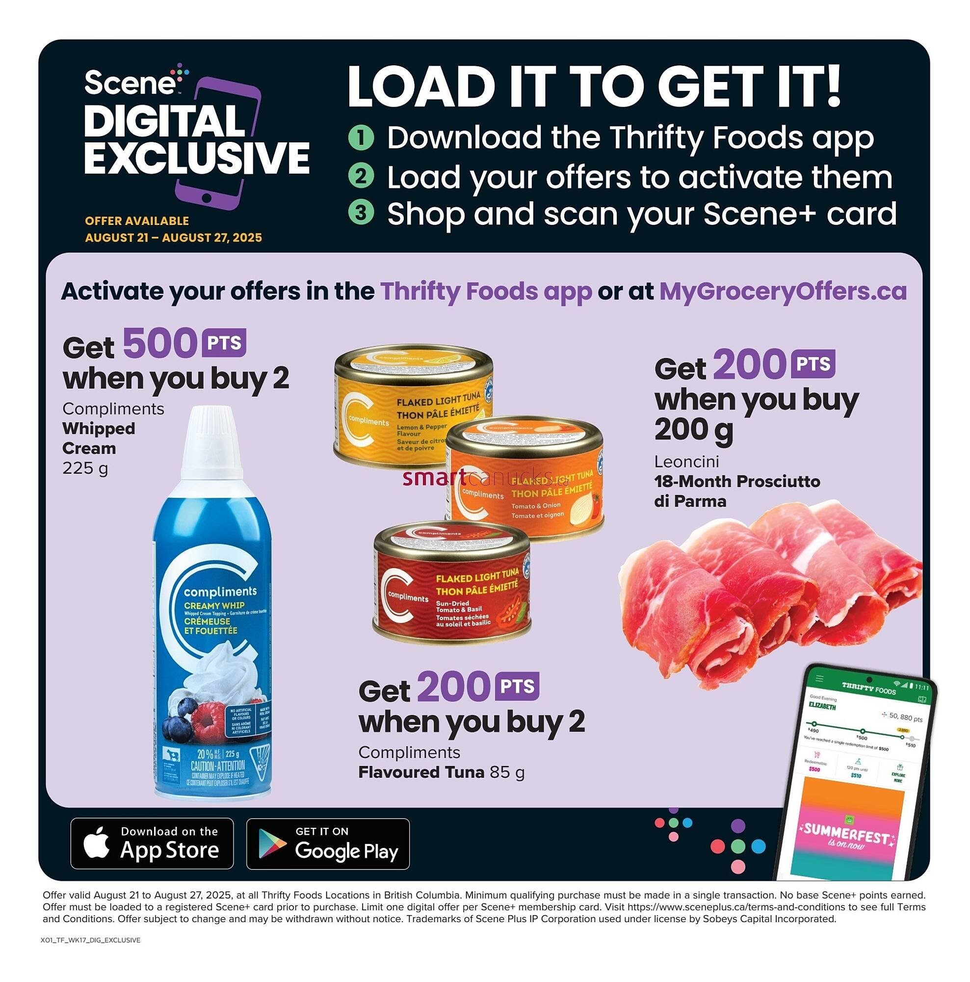Thrifty Foods flyer