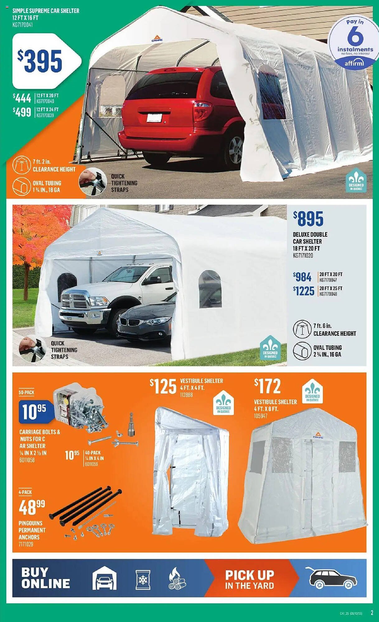 Canac flyer