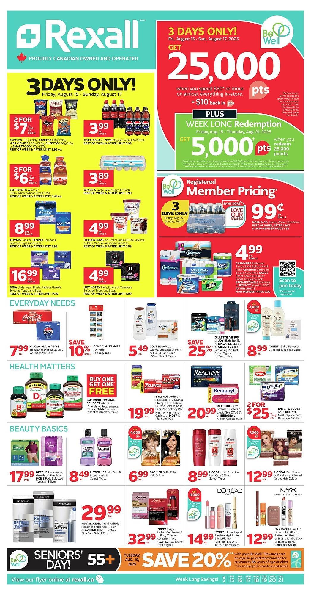 Rexall flyer (2025-08-14 - 2025-08-21) | 1