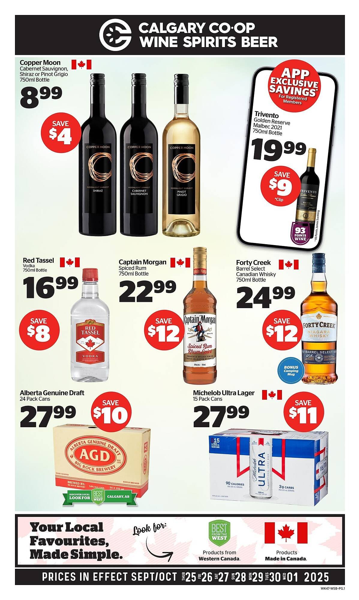 Calgary Co-op flyer (2025-09-25 - 2025-10-01) | 1