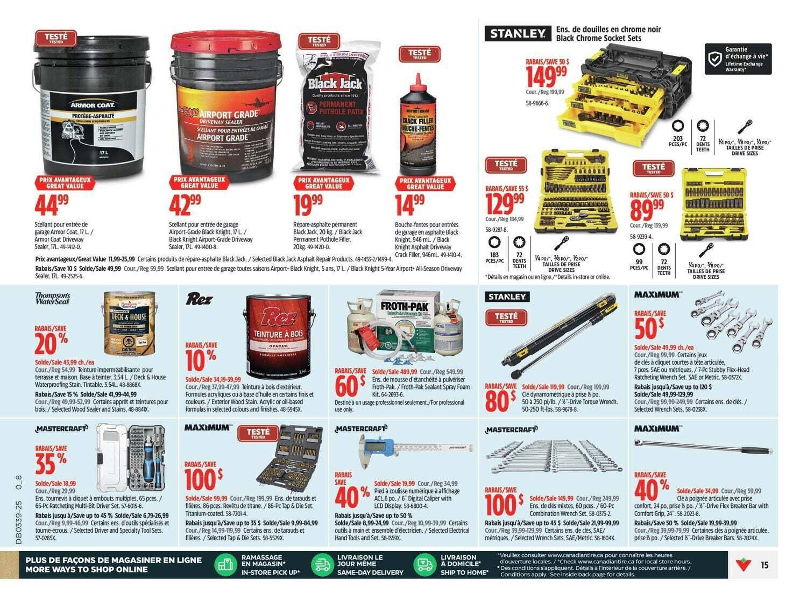 Canadian Tire flyer
