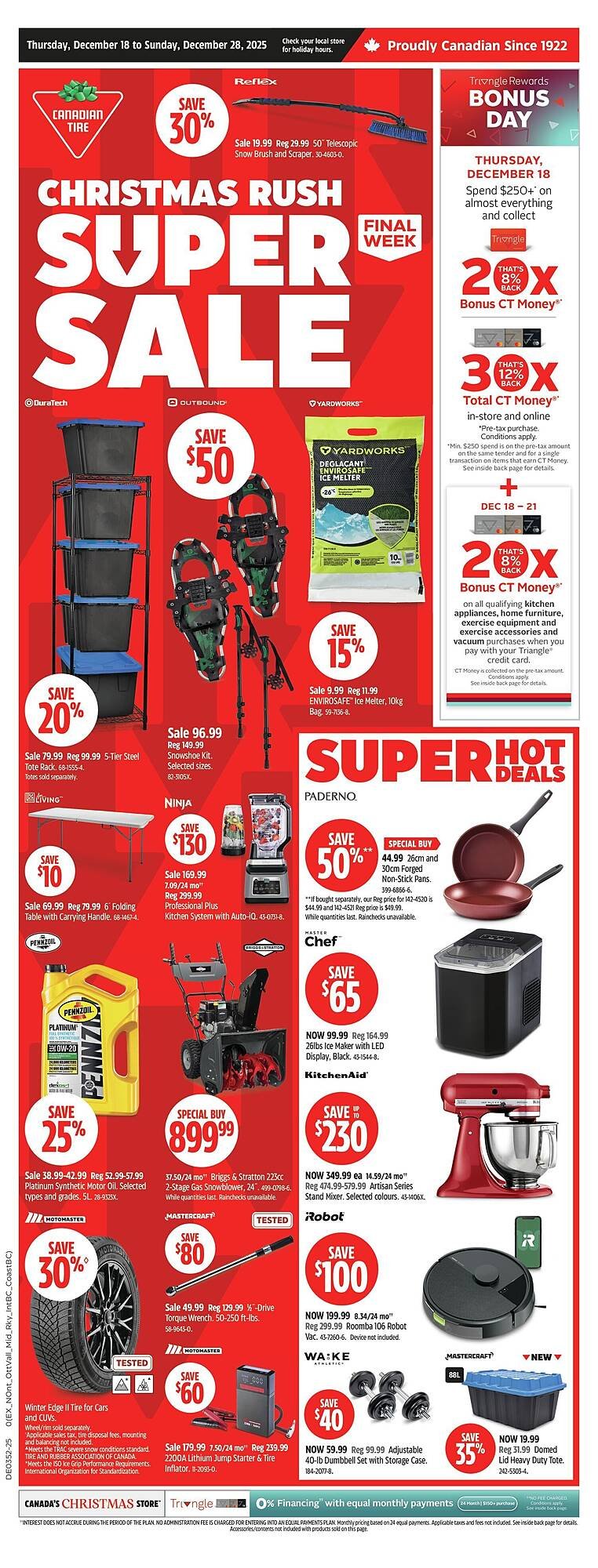 Canadian Tire flyer (2025-12-18 - 2025-12-28) | 1