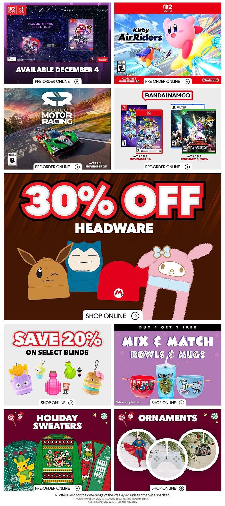 GameStop flyer
