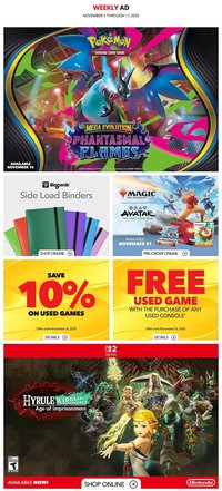GameStop flyer