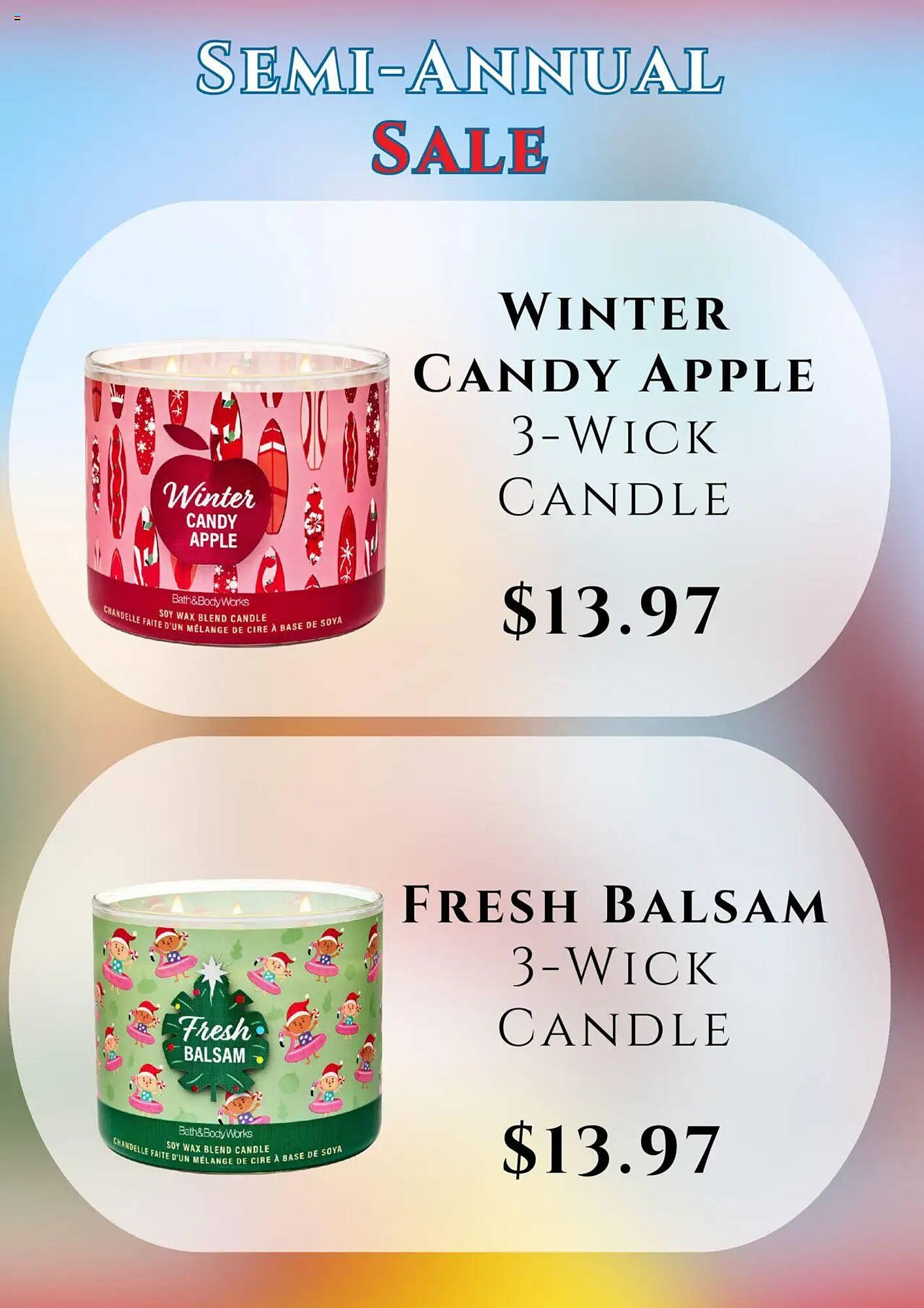 Bath & Body Works flyer