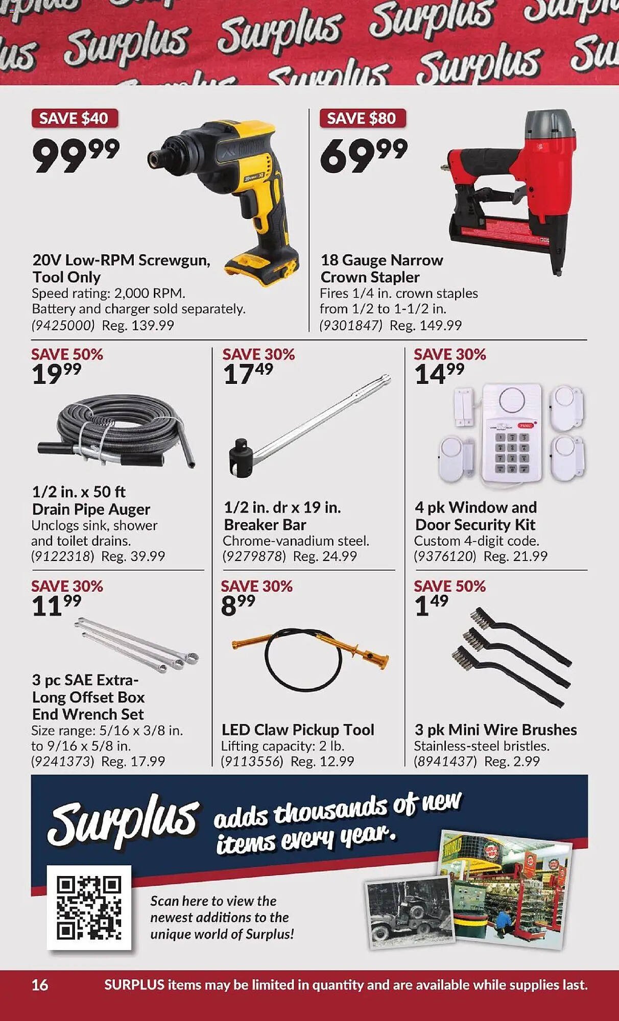 Princess Auto flyer