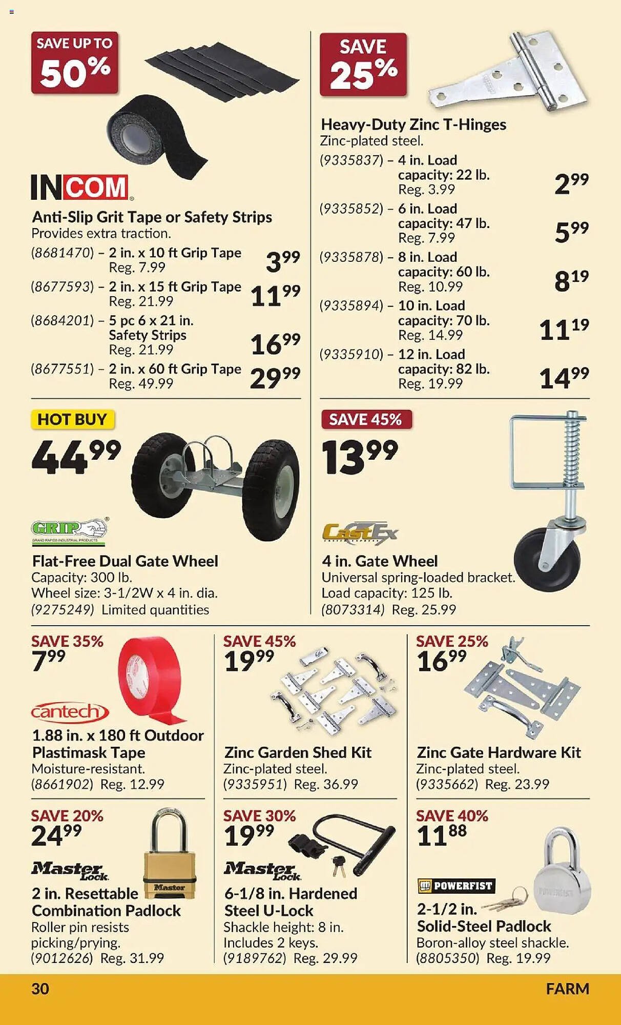 Princess Auto flyer