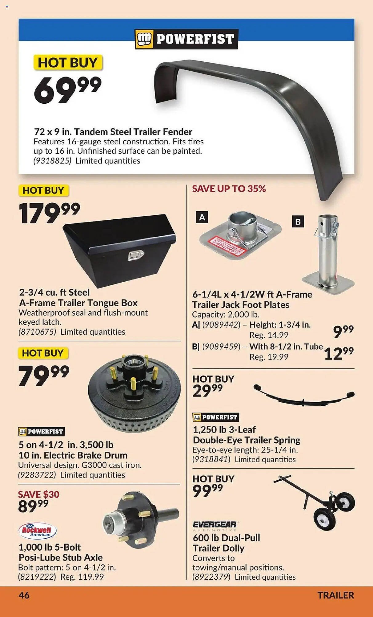 Princess Auto flyer
