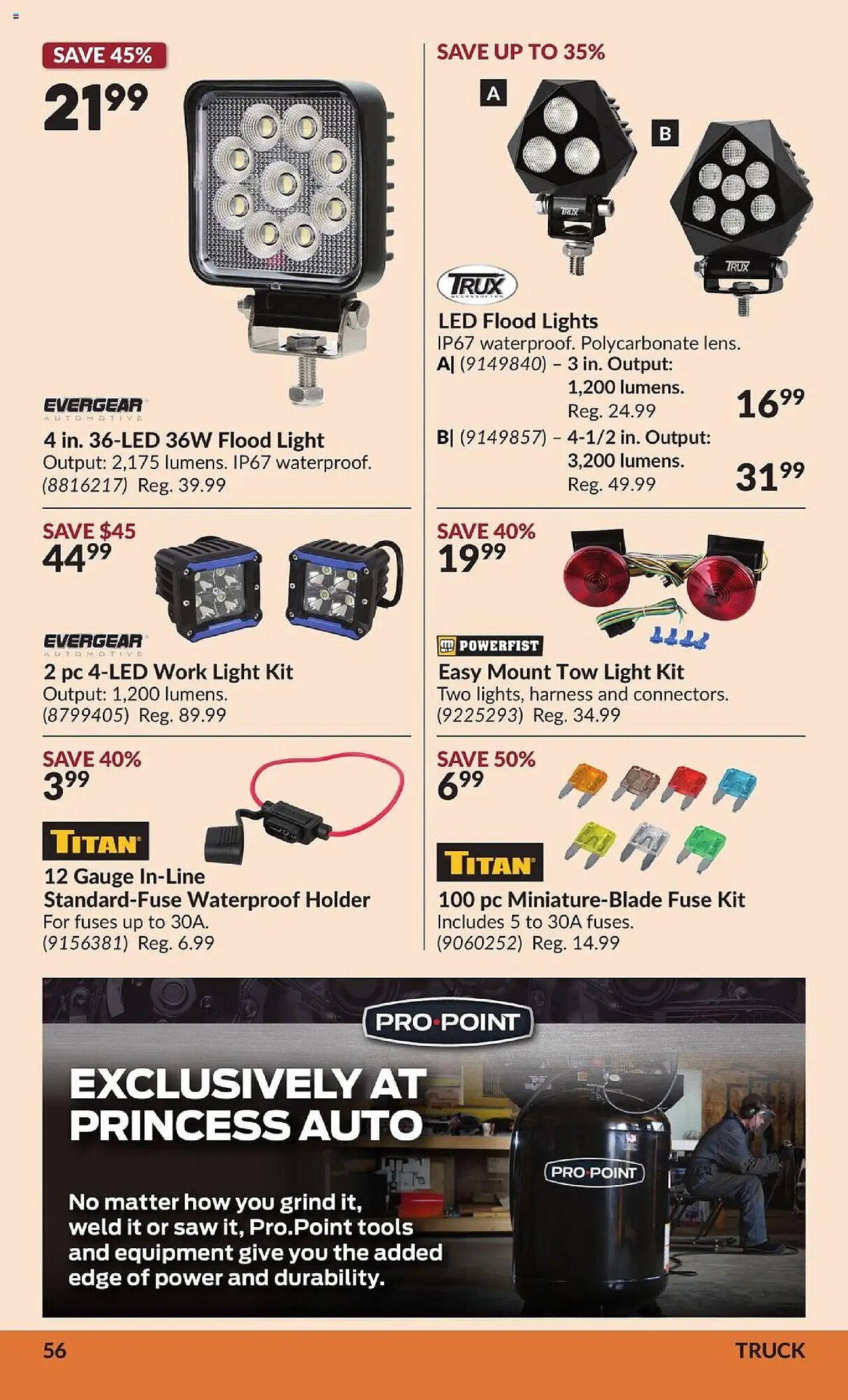 Princess Auto flyer