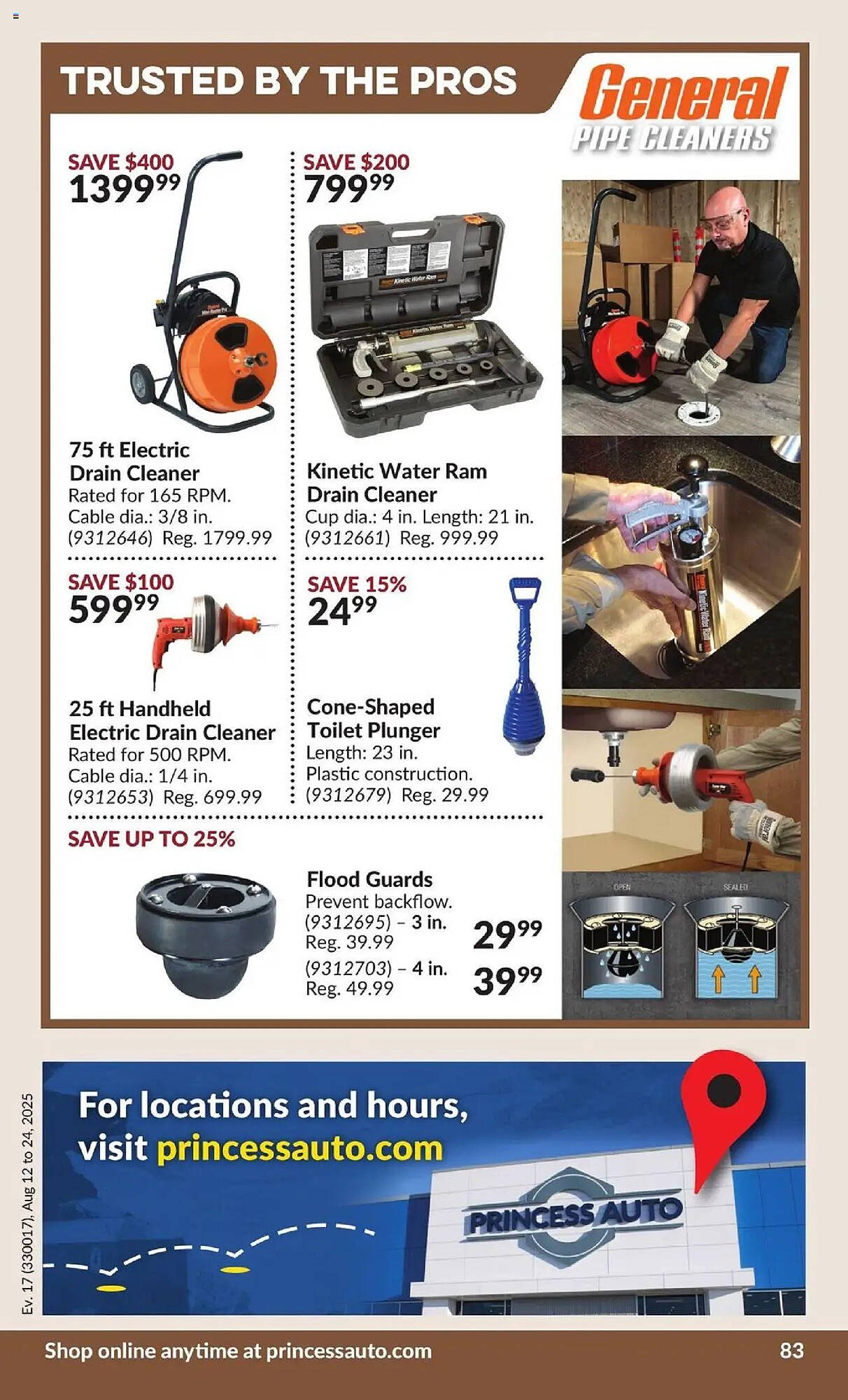 Princess Auto flyer