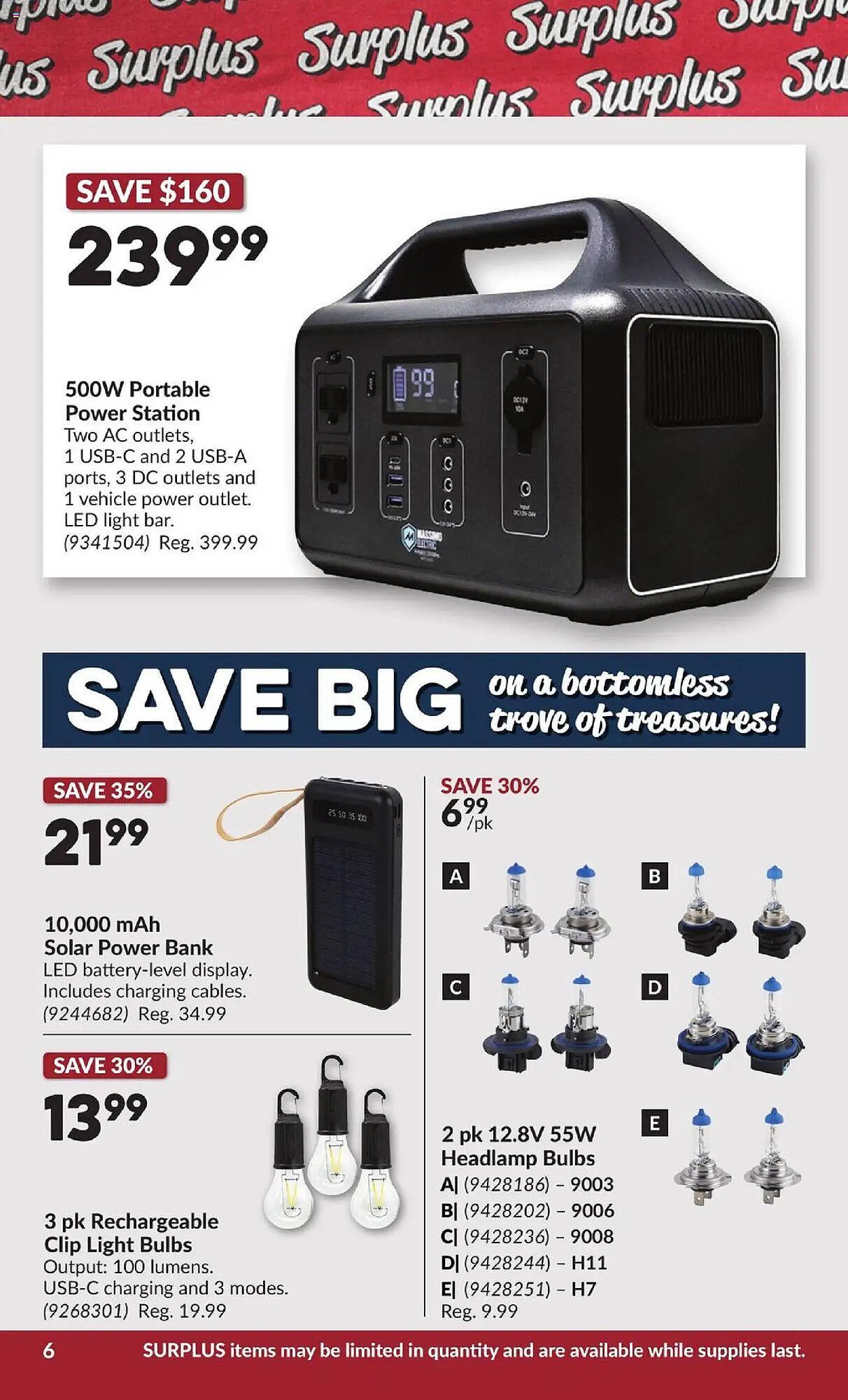 Princess Auto flyer